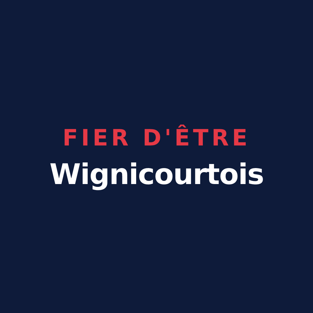 T-shirt « Fier d'être Wignicourtois » — design pour Wignicourt