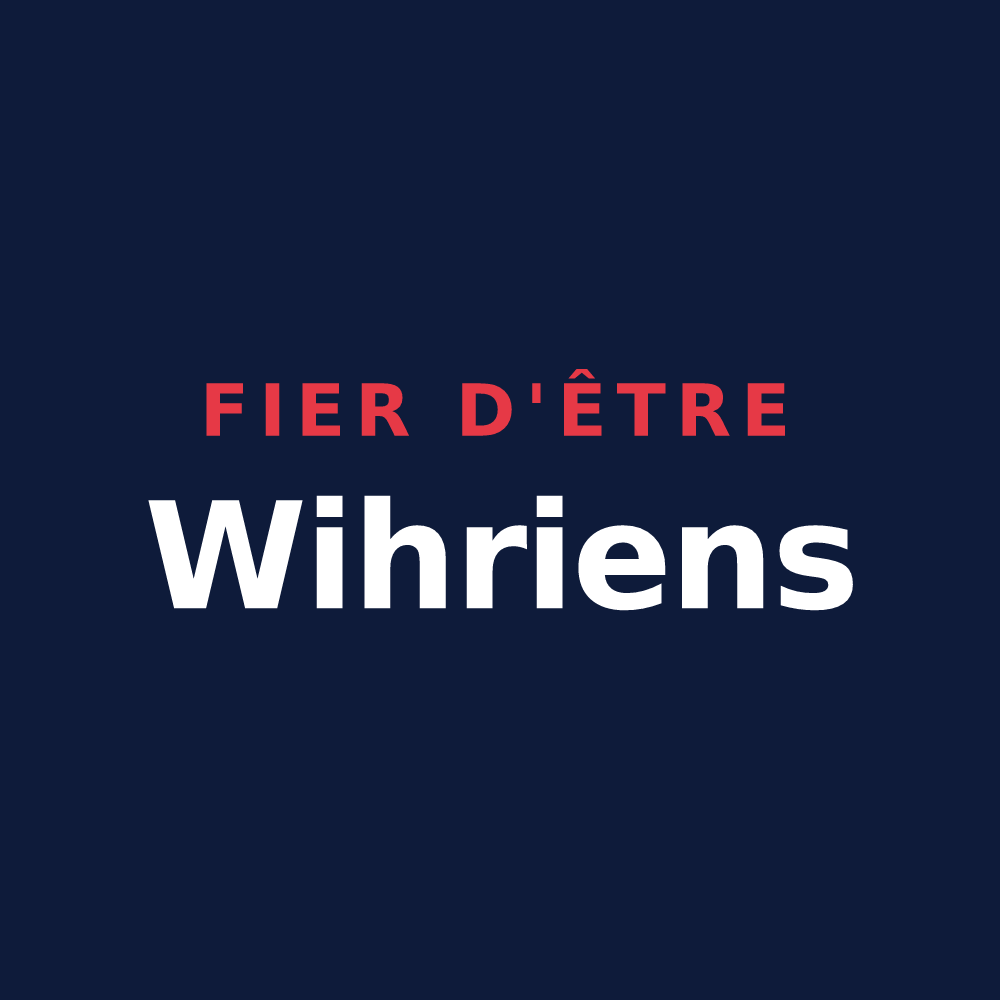 T-shirt « Fier d'être Wihriens » — design pour Wihr-au-Val