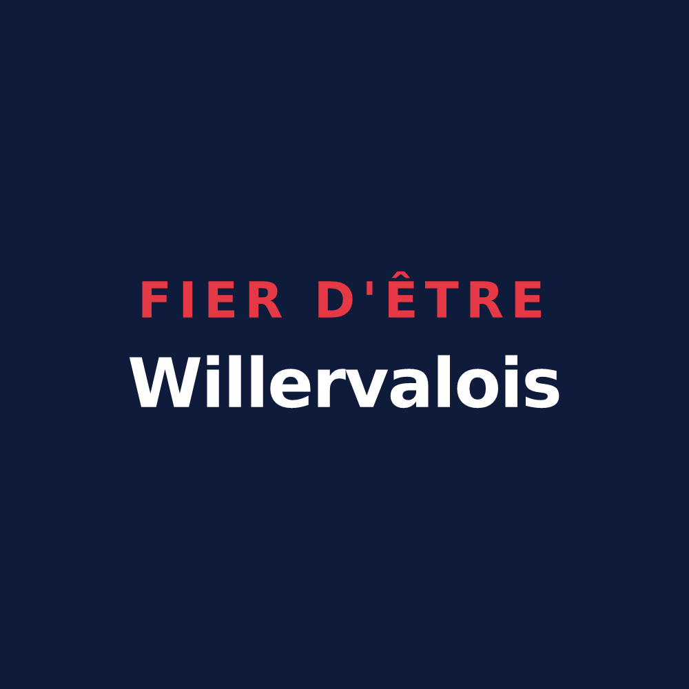 T-shirt « Fier d'être Willervalois » — design pour Willerval
