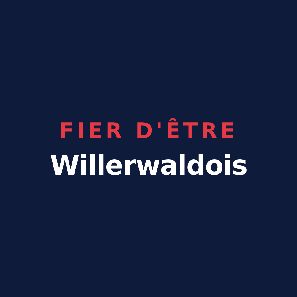 T-shirt « Fier d'être Willerwaldois » — design pour Willerwald