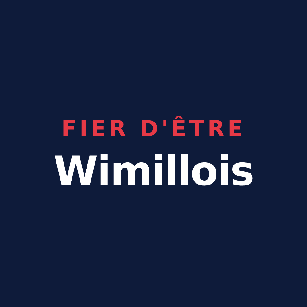 T-shirt « Fier d'être Wimillois » — design pour Wimille
