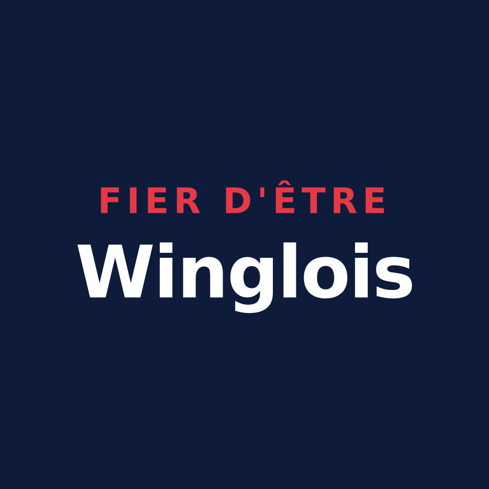 T-shirt « Fier d'être Winglois » — design pour Wingles