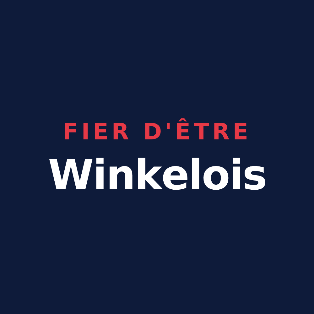 T-shirt « Fier d'être Winkelois » — design pour Winkel