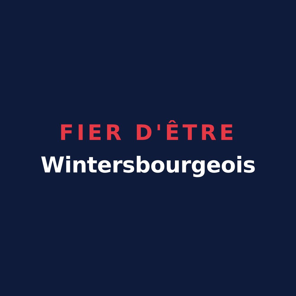 T-shirt « Fier d'être Wintersbourgeois » — design pour Wintersbourg