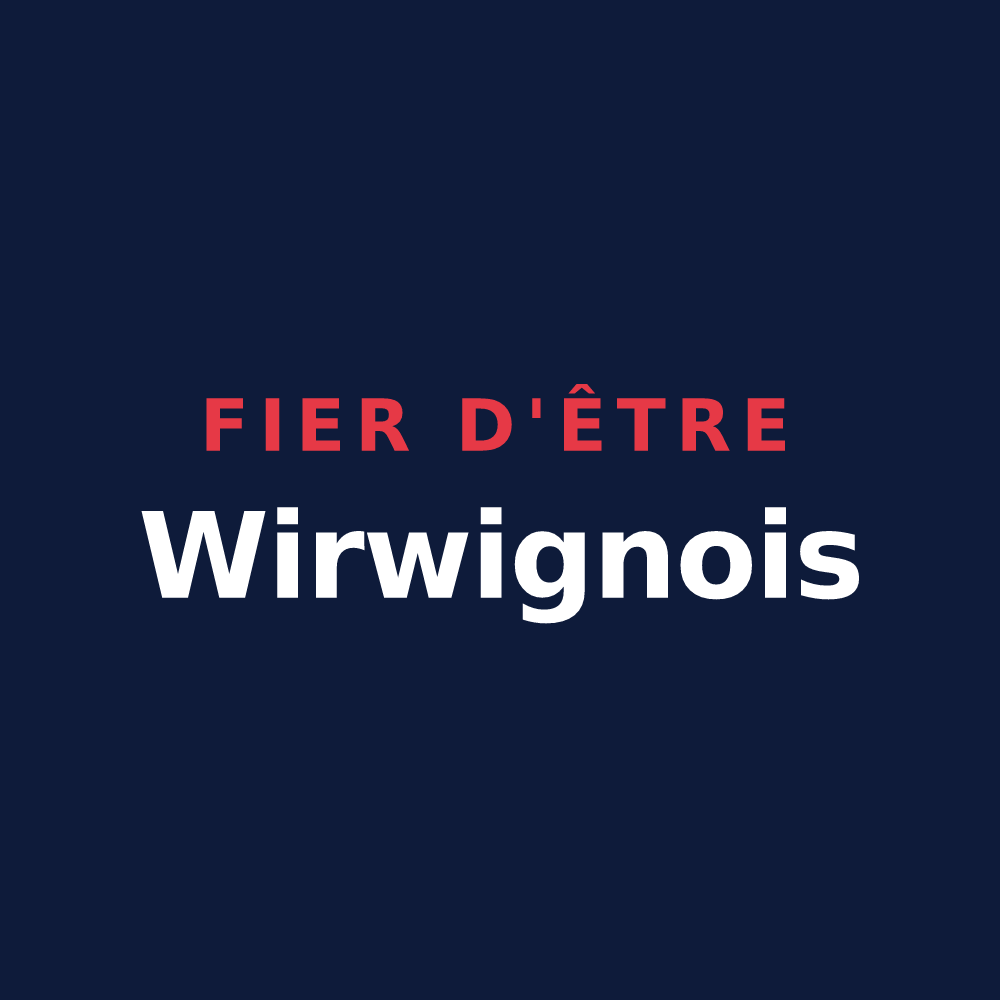 T-shirt « Fier d'être Wirwignois » — design pour Wirwignes