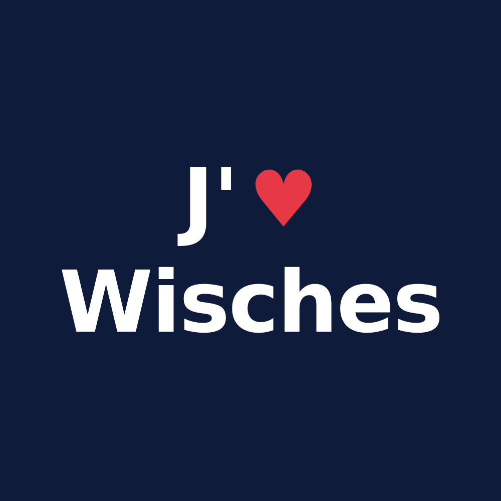 T-shirt personnalisé Wisches — design J'aime Wisches