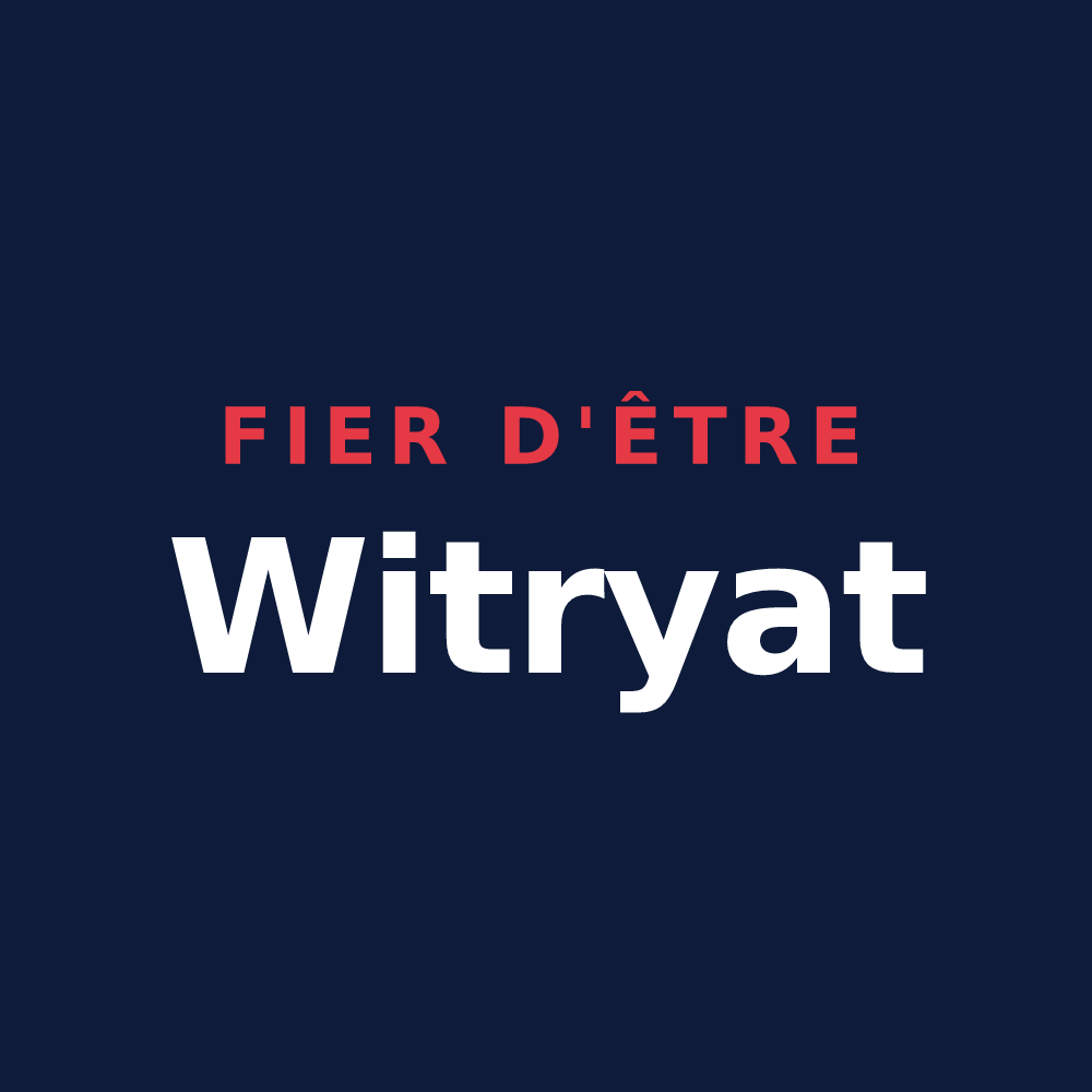 T-shirt « Fier d'être Witryat » — design pour Witry-lès-Reims
