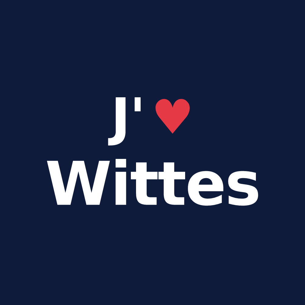 T-shirt personnalisé Wittes — design J'aime Wittes