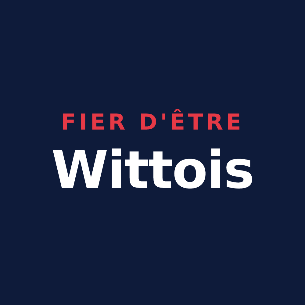T-shirt « Fier d'être Wittois » — design pour Wittes