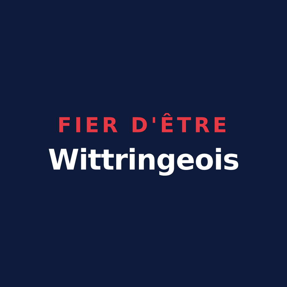 T-shirt « Fier d'être Wittringeois » — design pour Wittring