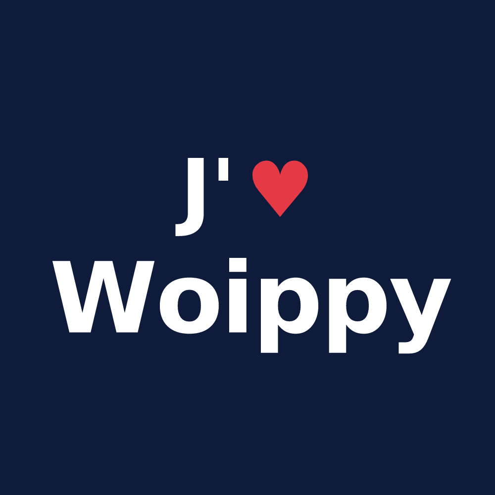 T-shirt personnalisé Woippy — design J'aime Woippy