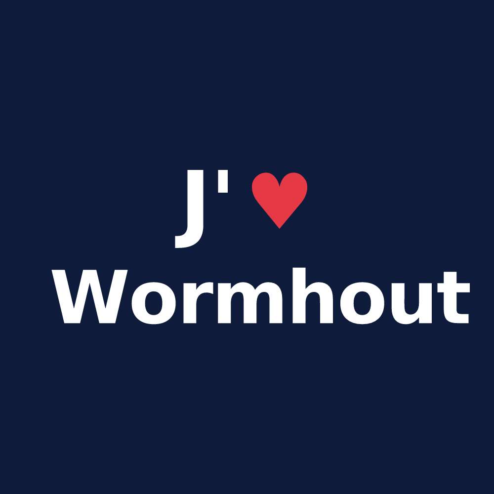 T-shirt personnalisé Wormhout — design J'aime Wormhout