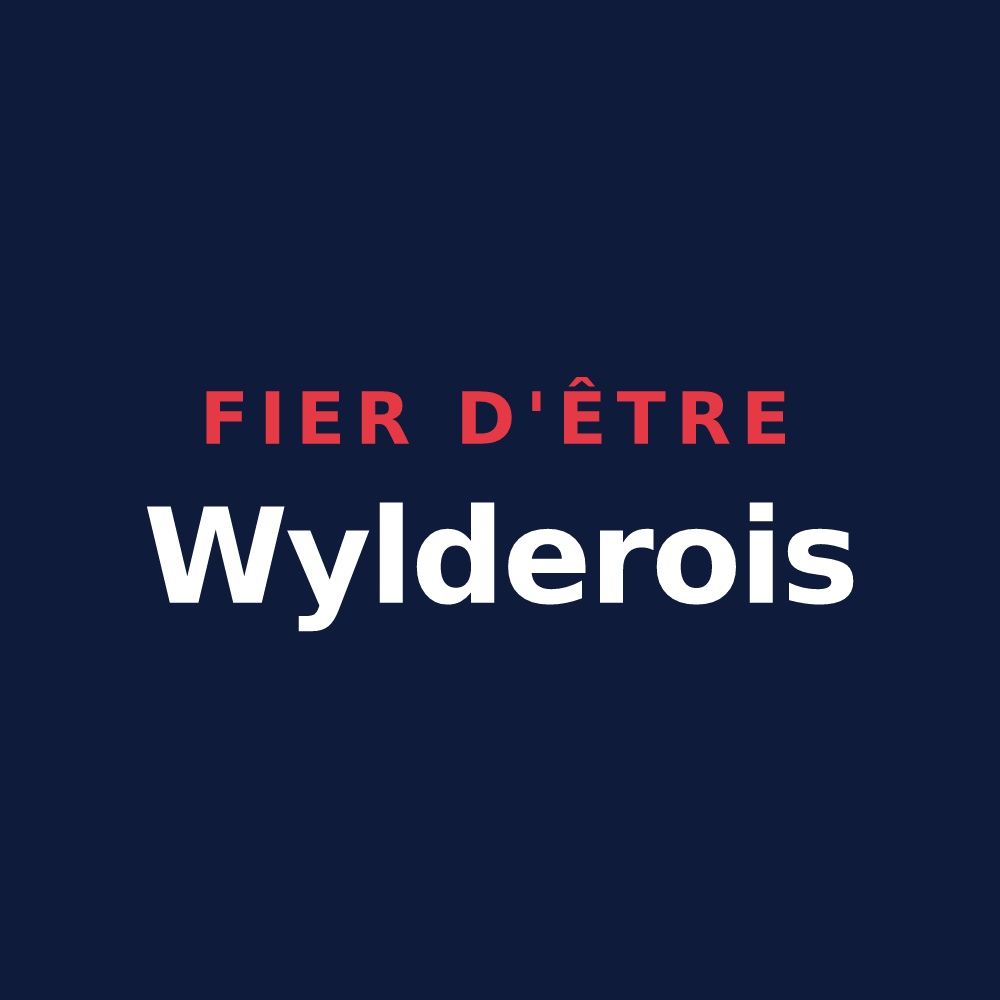 T-shirt « Fier d'être Wylderois » — design pour Wylder