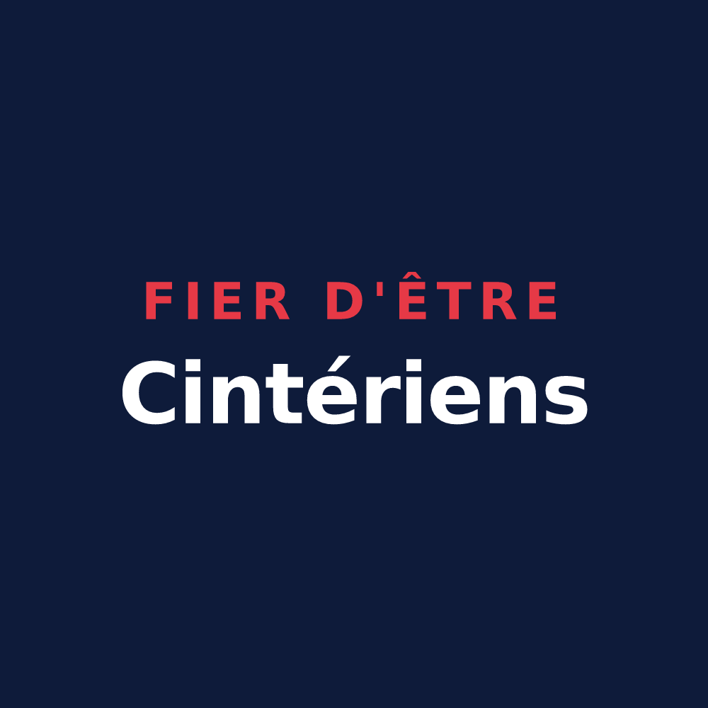 T-shirt « Fier d'être Cintériens » — design pour Xaintray