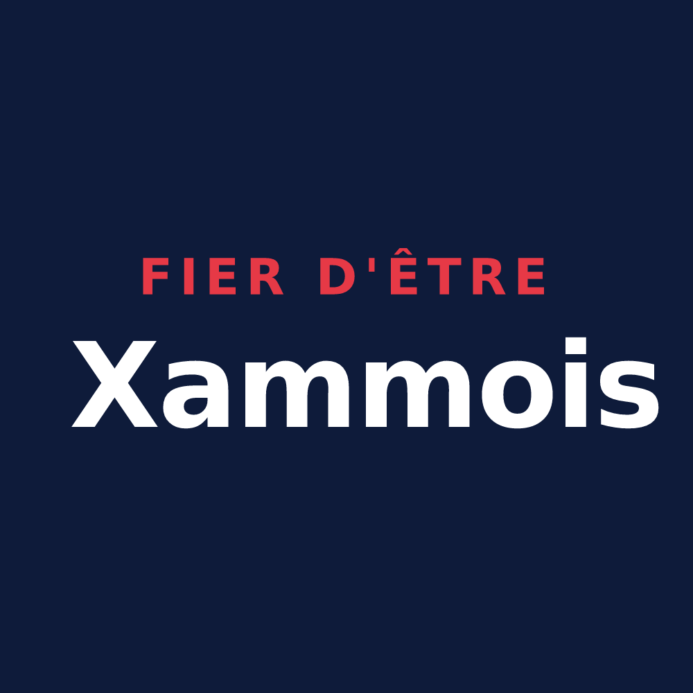 T-shirt « Fier d'être Xammois » — design pour Xammes