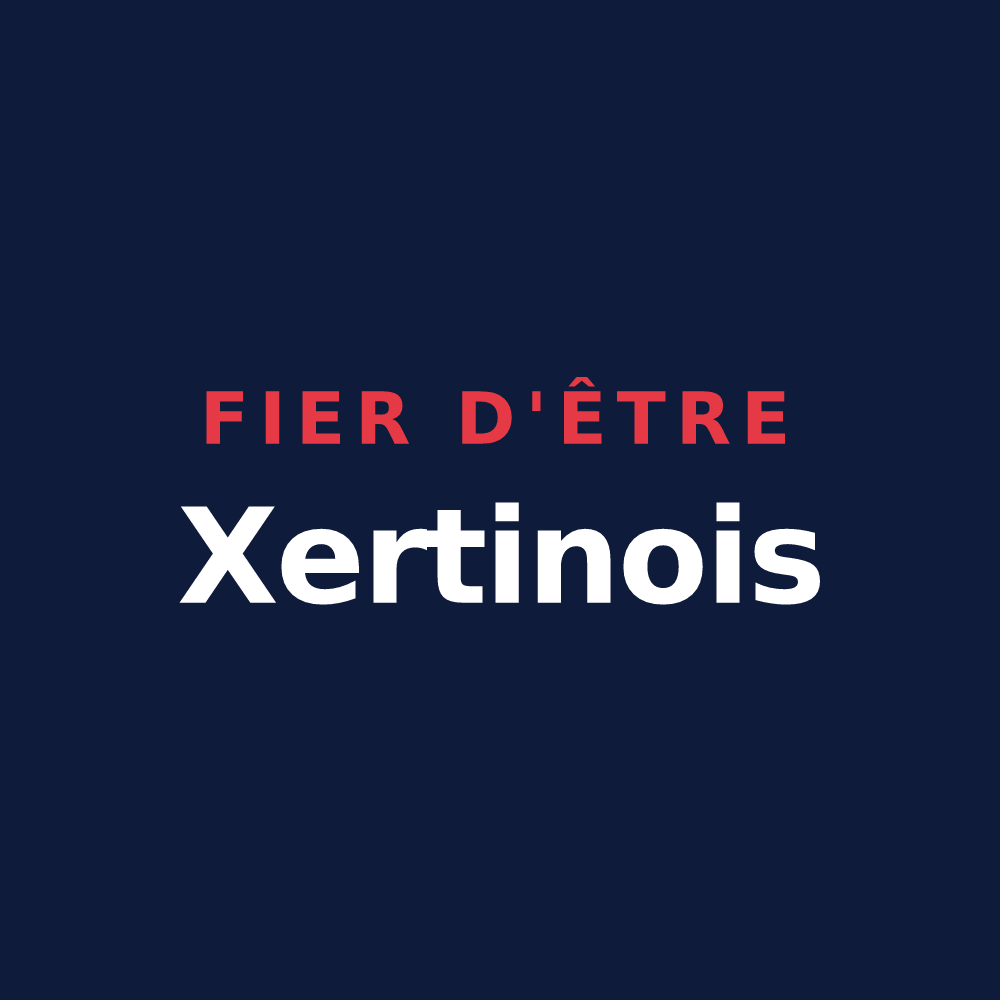 T-shirt « Fier d'être Xertinois » — design pour Xertigny