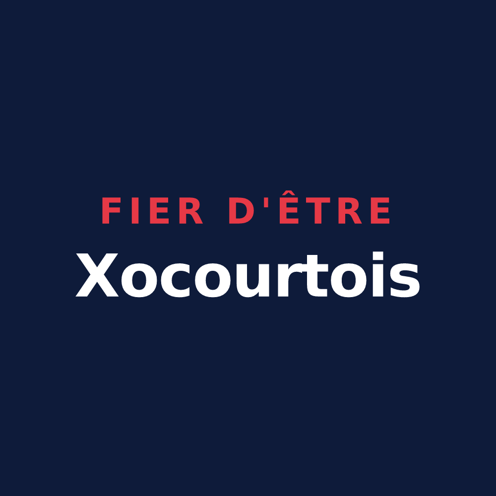 T-shirt « Fier d'être Xocourtois » — design pour Xocourt