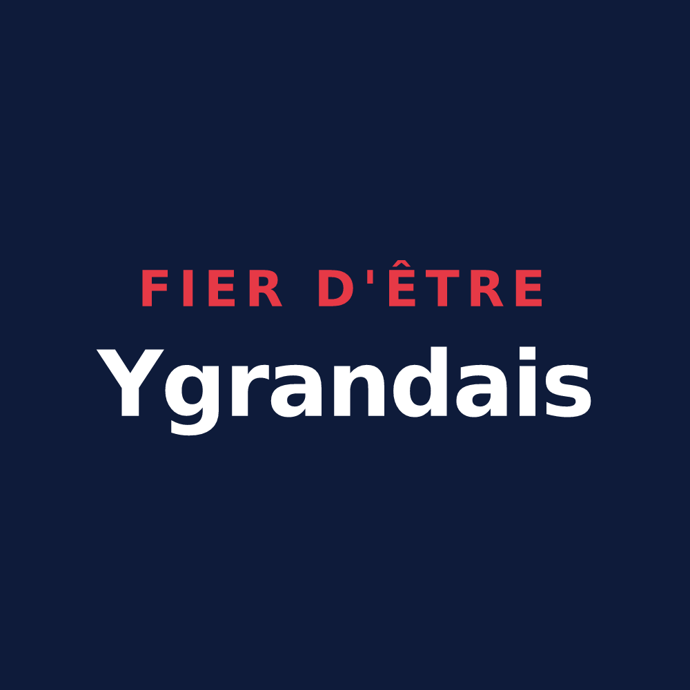 T-shirt « Fier d'être Ygrandais » — design pour Ygrande
