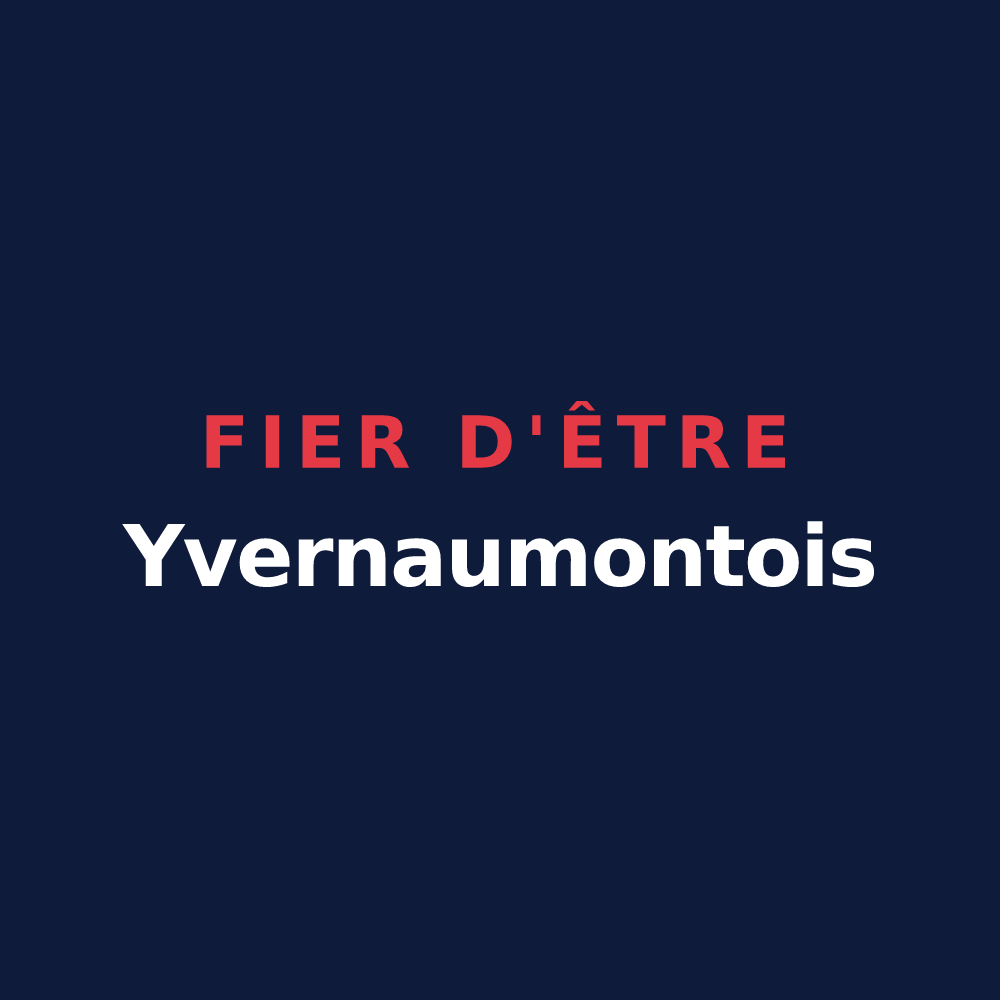 T-shirt « Fier d'être Yvernaumontois » — design pour Yvernaumont
