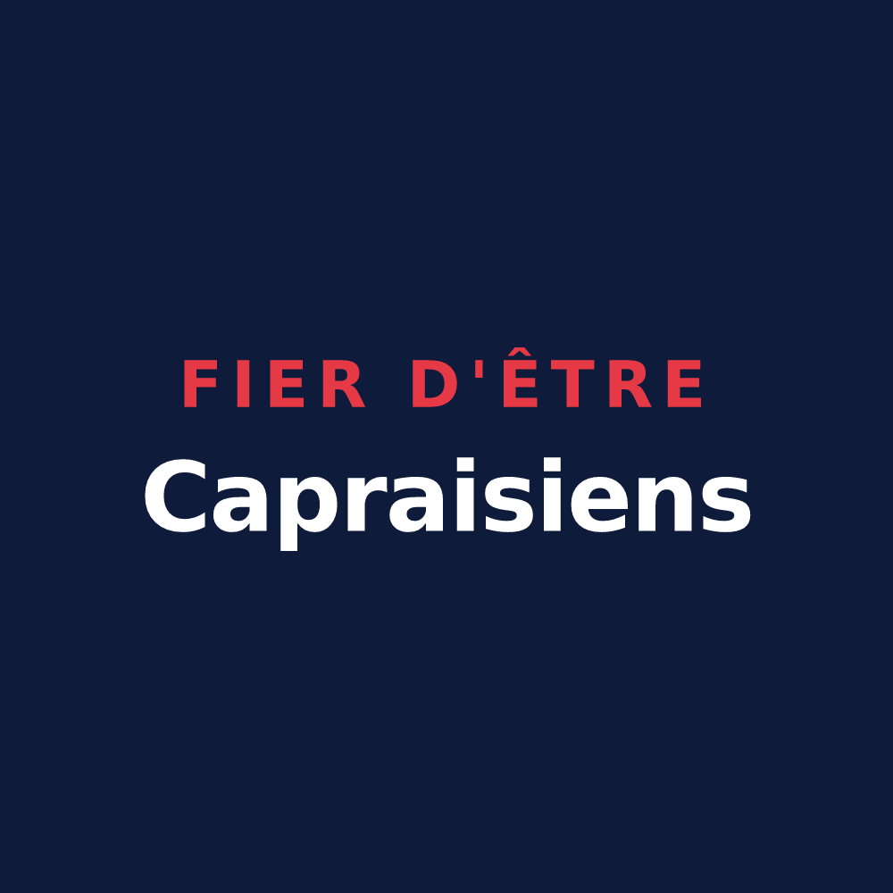 T-shirt « Fier d'être Capraisiens » — design pour Yvoy-le-Marron
