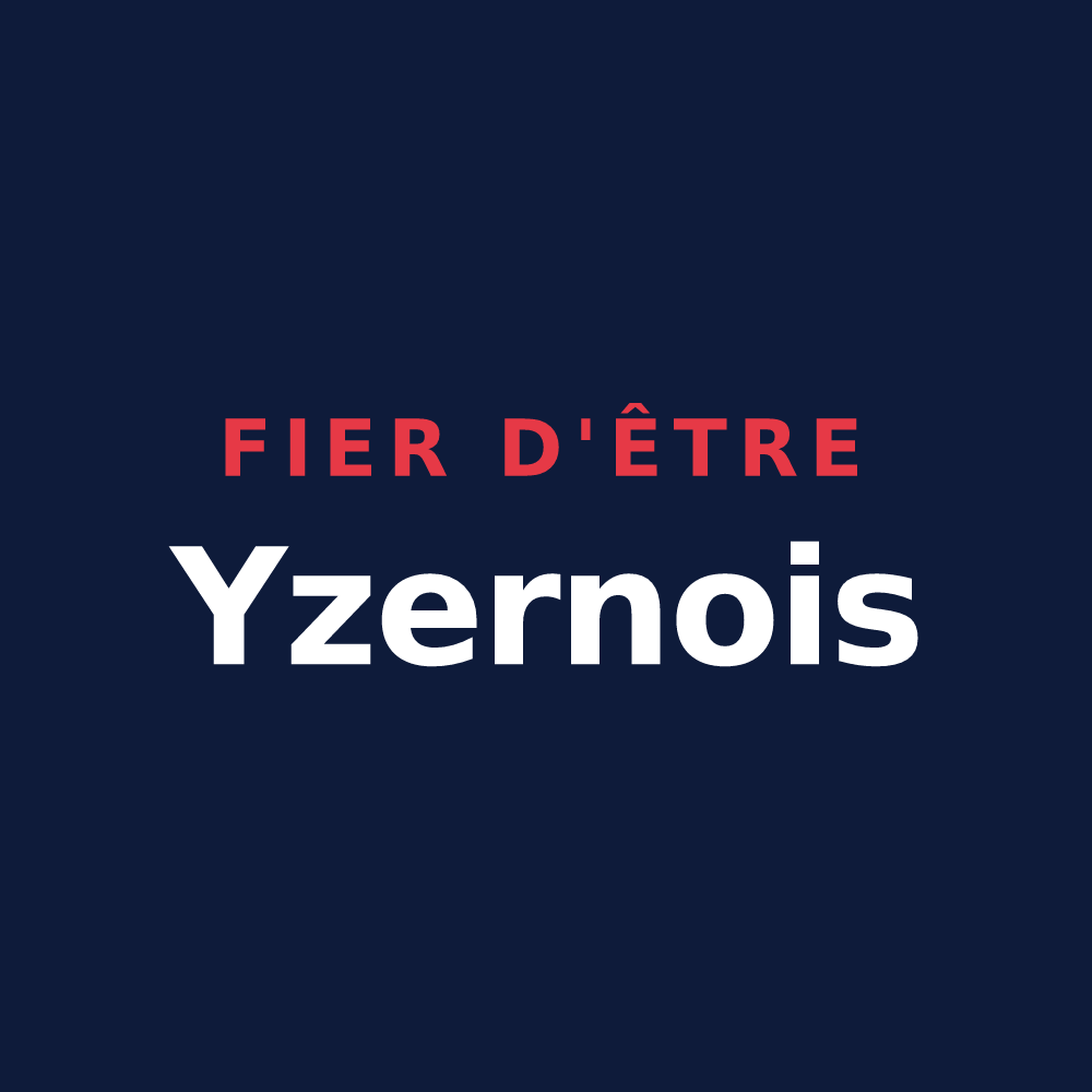 T-shirt « Fier d'être Yzernois » — design pour Yzernay