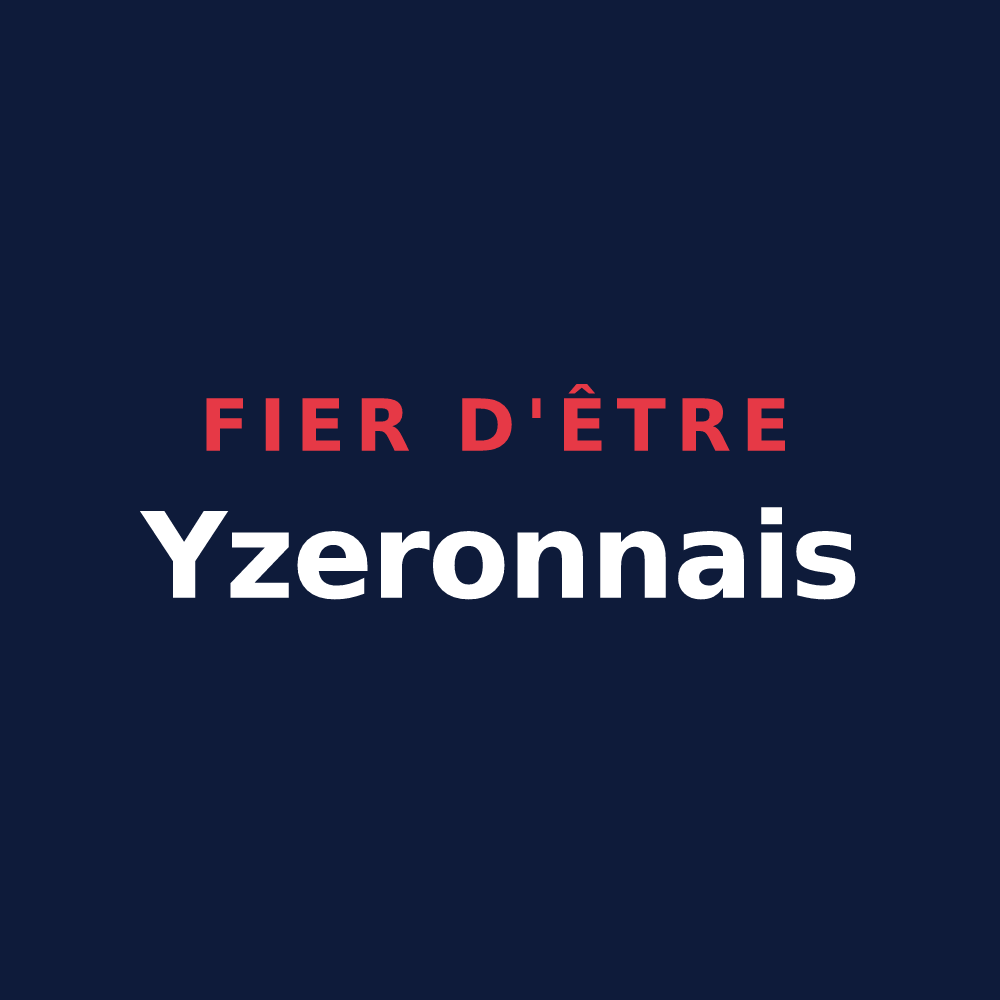 T-shirt « Fier d'être Yzeronnais » — design pour Yzeron
