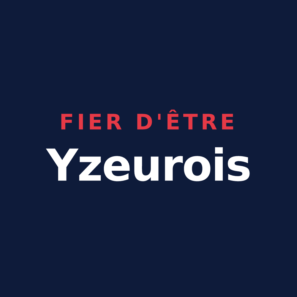 T-shirt « Fier d'être Yzeurois » — design pour Yzeures-sur-Creuse