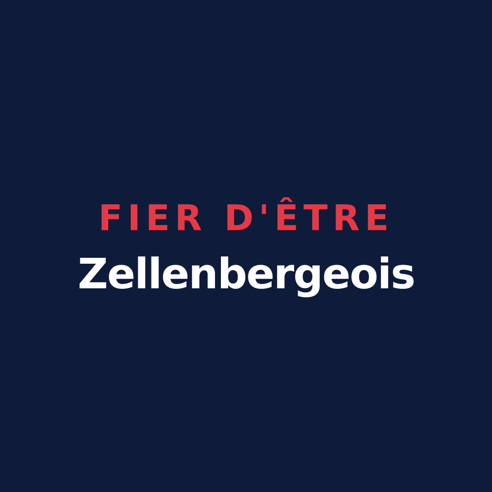 T-shirt « Fier d'être Zellenbergeois » — design pour Zellenberg