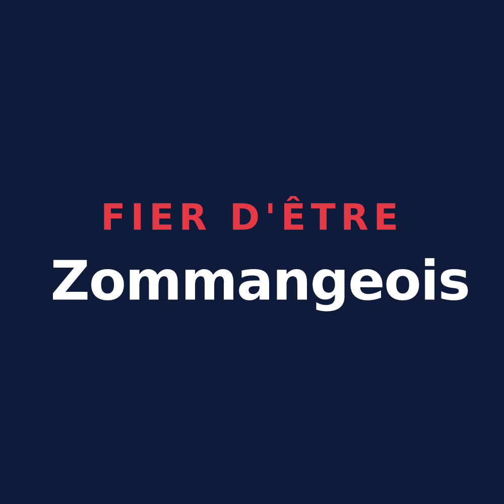 T-shirt « Fier d'être Zommangeois » — design pour Zommange