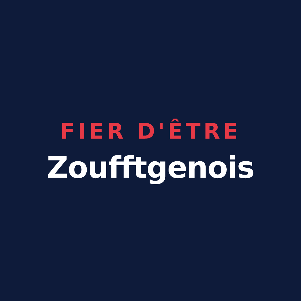 T-shirt « Fier d'être Zoufftgenois » — design pour Zoufftgen