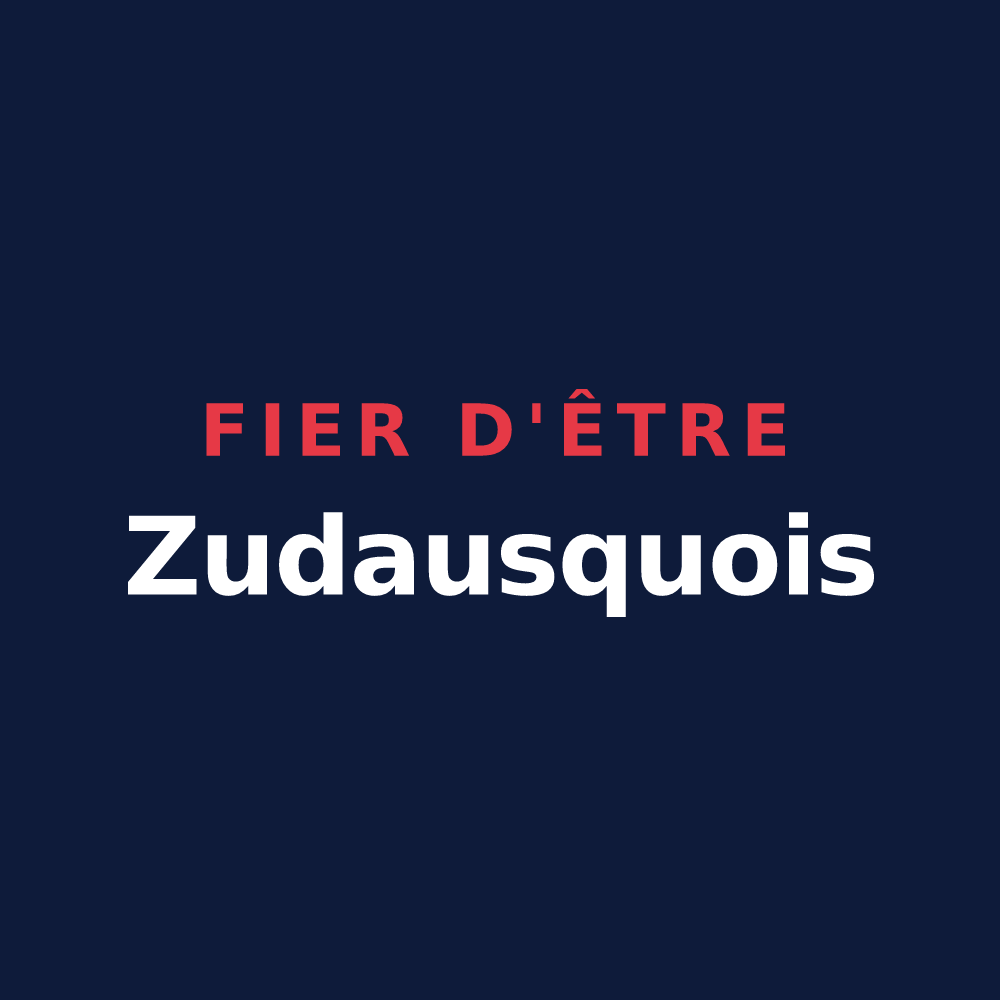 T-shirt « Fier d'être Zudausquois » — design pour Zudausques