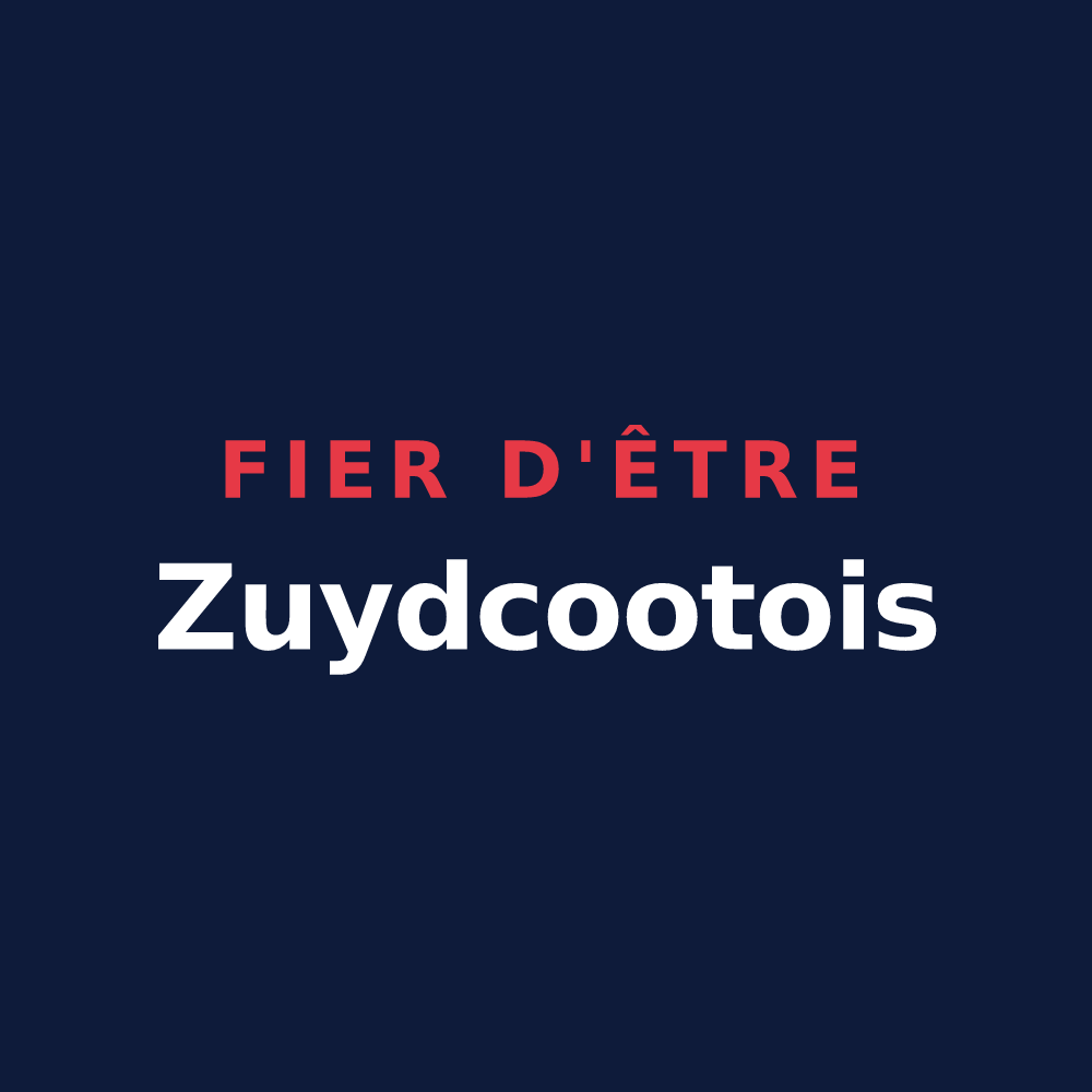 T-shirt « Fier d'être Zuydcootois » — design pour Zuydcoote