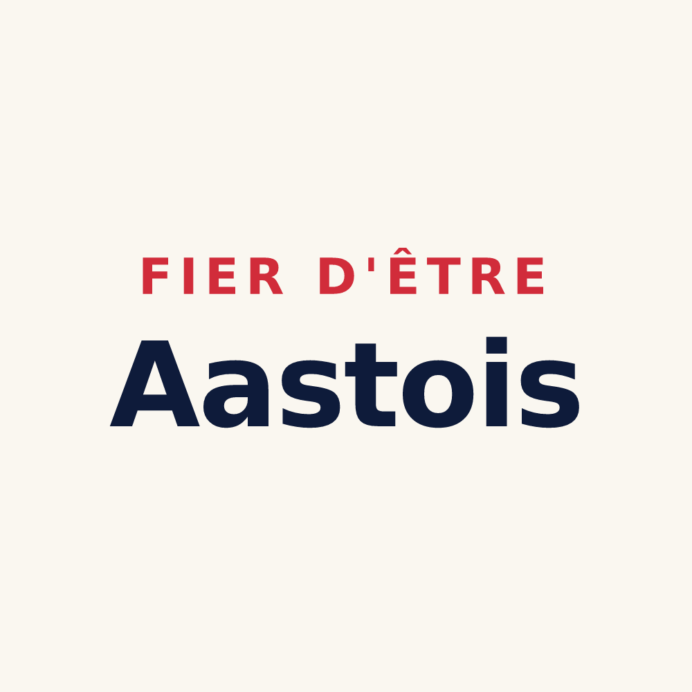 Tasse « Fier d'être Aastois » — design pour Aast