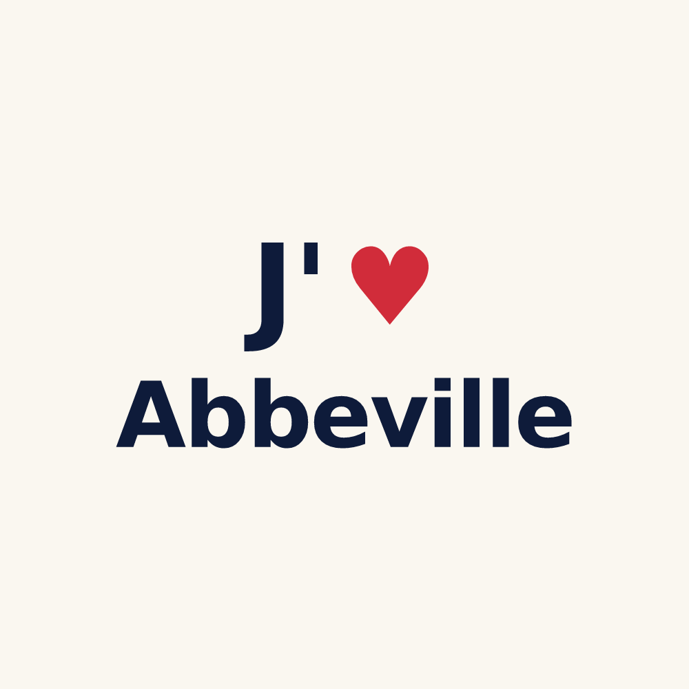 Tasse personnalisée Abbeville — design J'aime Abbeville
