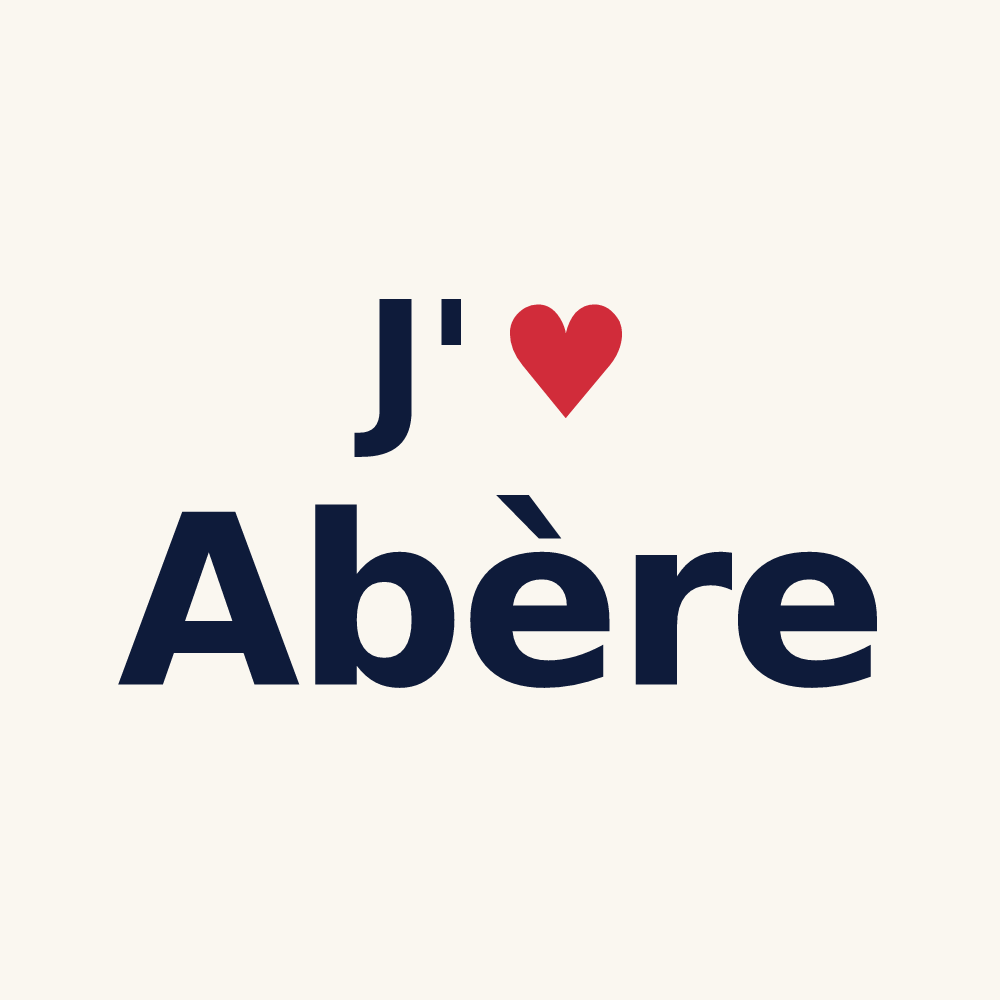 Tasse personnalisée Abère — design J'aime Abère