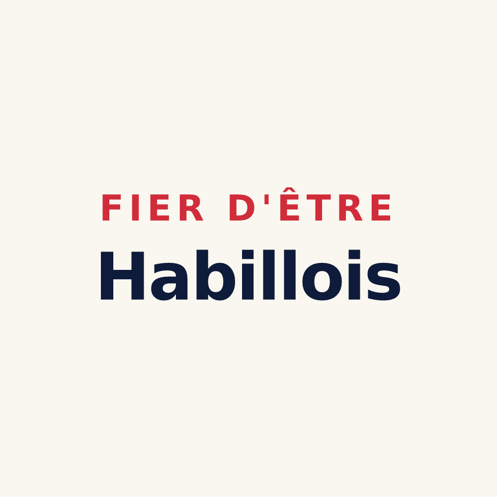 Tasse « Fier d'être Habillois » — design pour Abilly