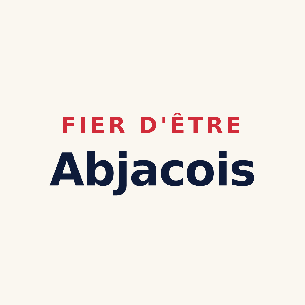 Tasse « Fier d'être Abjacois » — design pour Abjat-sur-Bandiat