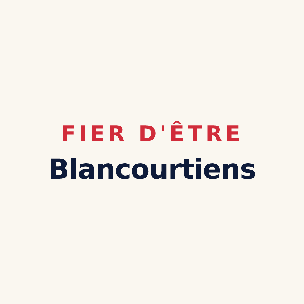 Tasse « Fier d'être Blancourtiens » — design pour Ablancourt