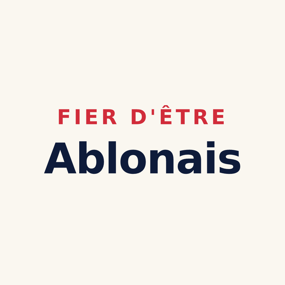 Tasse « Fier d'être Ablonais » — design pour Ablon-sur-Seine