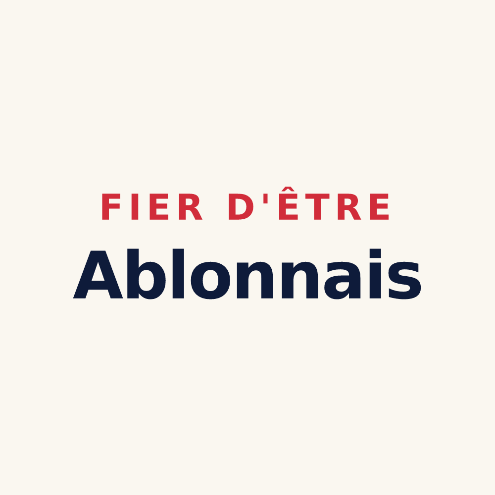 Tasse « Fier d'être Ablonnais » — design pour Ablon