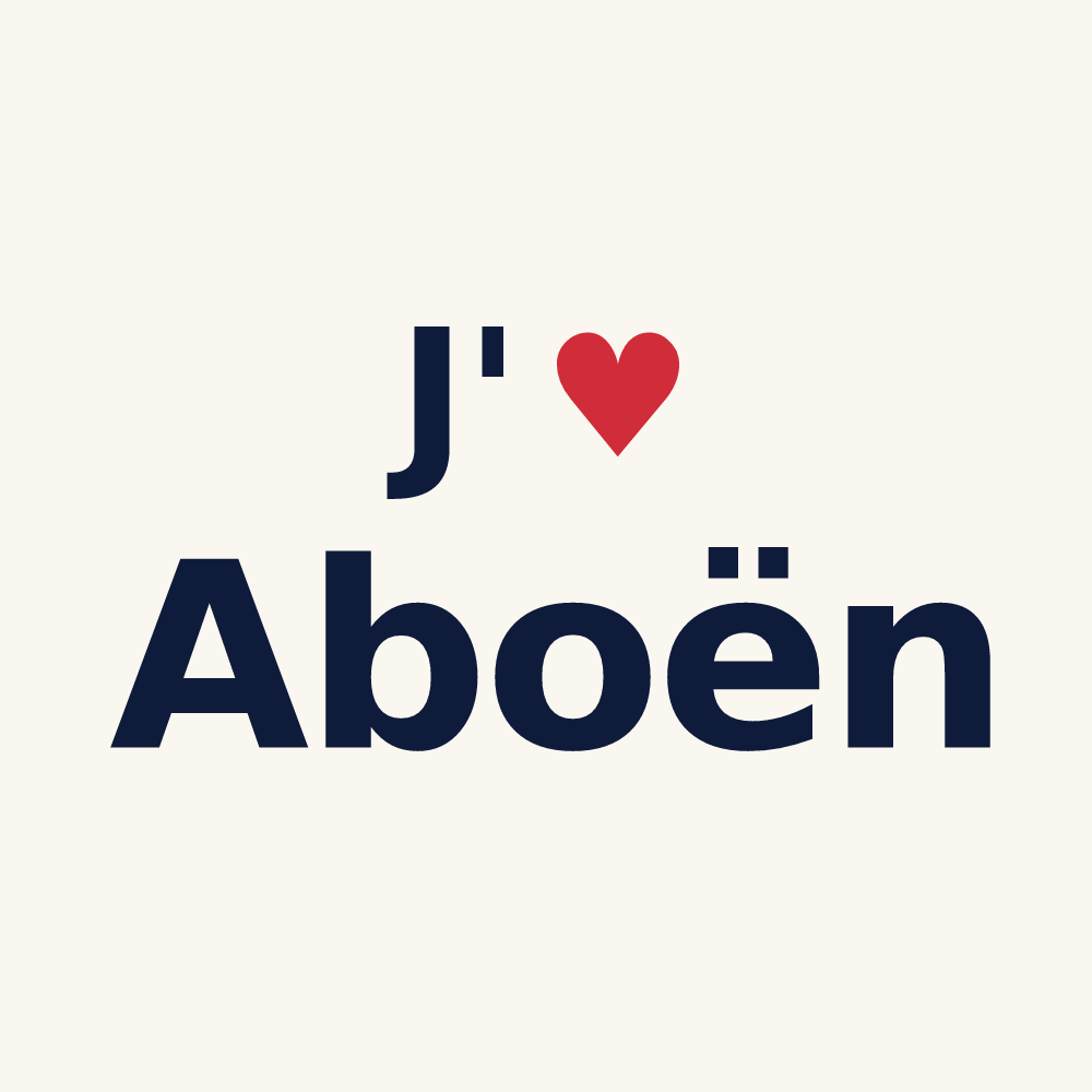 Tasse personnalisée Aboën — design J'aime Aboën