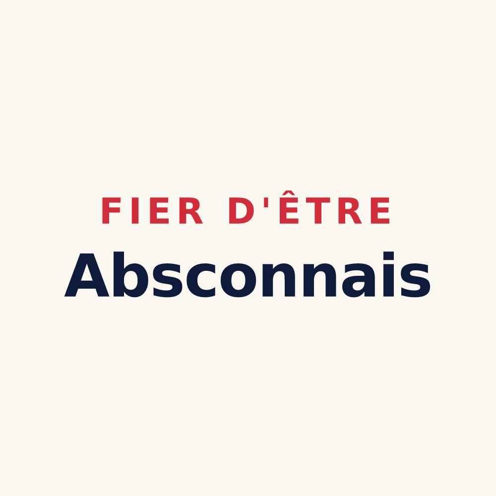 Tasse « Fier d'être Absconnais » — design pour Abscon
