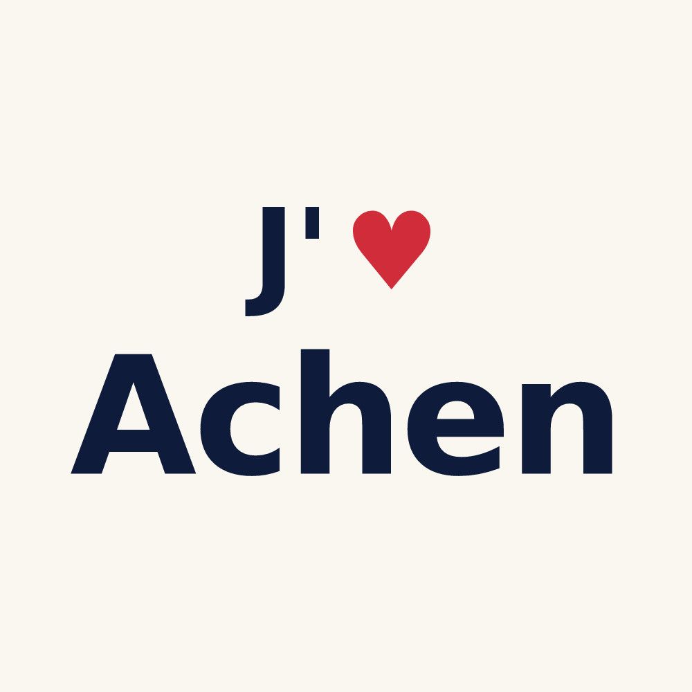Tasse personnalisée Achen — design J'aime Achen