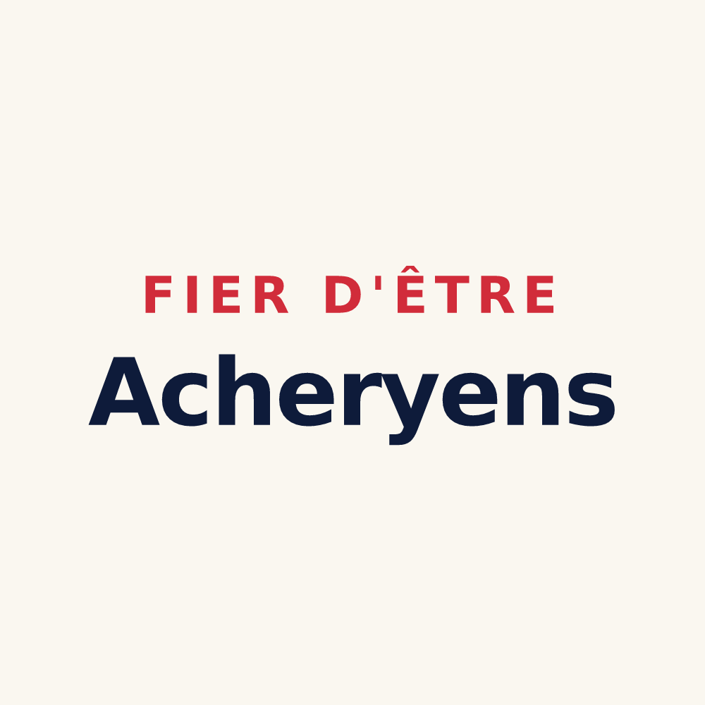 Tasse « Fier d'être Acheryens » — design pour Achery