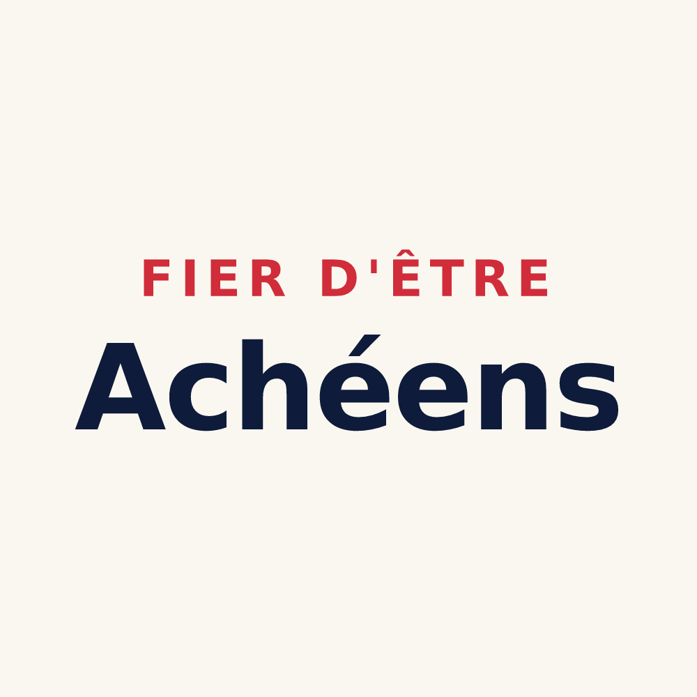 Tasse « Fier d'être Achéens » — design pour Acheux-en-Vimeu