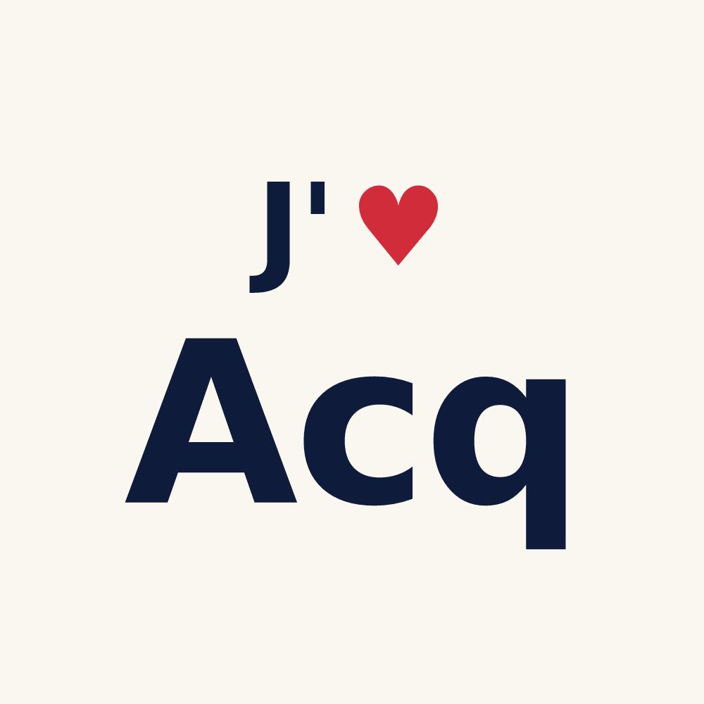 Tasse personnalisée Acq — design J'aime Acq