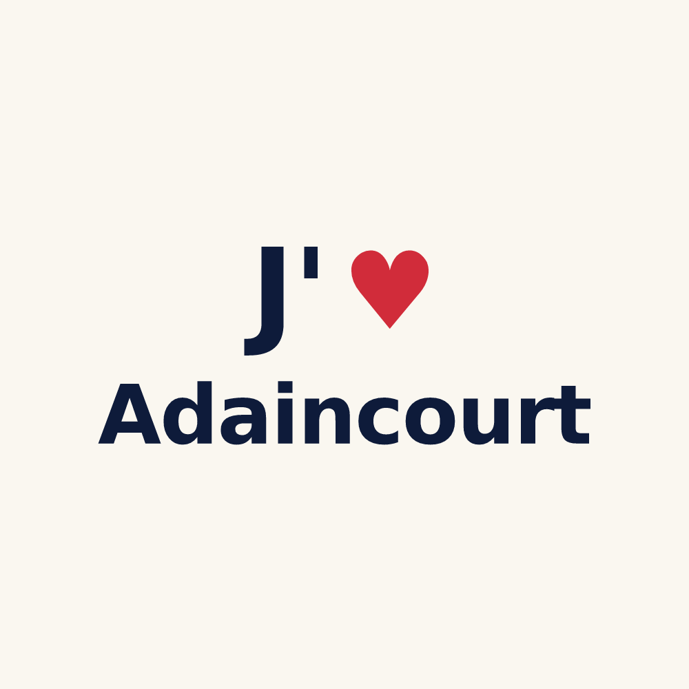 Tasse personnalisée Adaincourt — design J'aime Adaincourt
