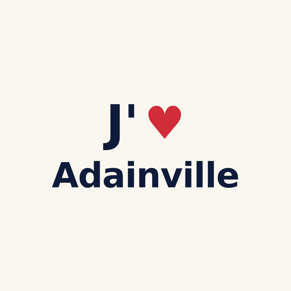Tasse personnalisée Adainville — design J'aime Adainville