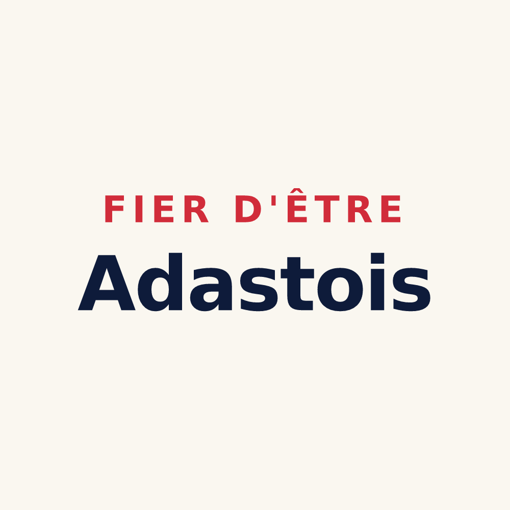 Tasse « Fier d'être Adastois » — design pour Adast