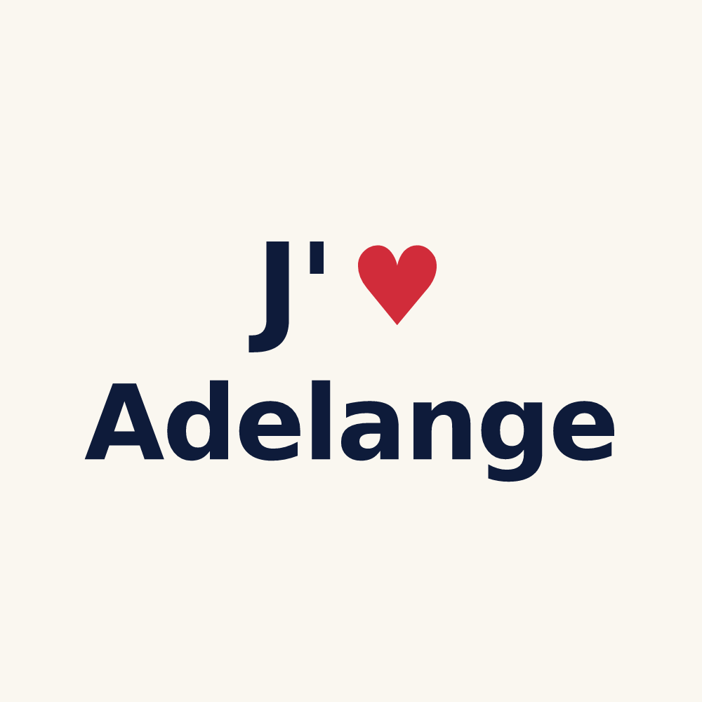 Tasse personnalisée Adelange — design J'aime Adelange